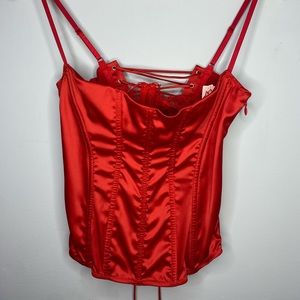 Red Blouse/Corset